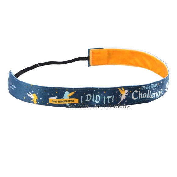 2015 Disney runDisney Inaugural Pixie Dust Challenge I Did It Sweaty Bands - Picture 2 of 2